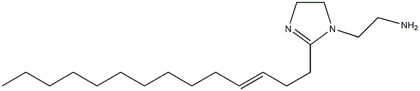 1-(2-Aminoethyl)-2-(3-tetradecenyl)-2-imidazoline Struktur