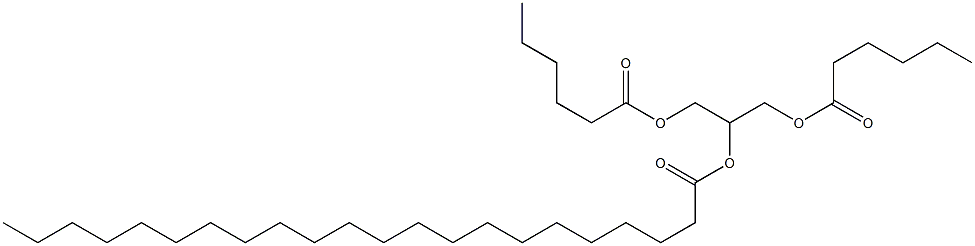 2-O-Behenoyl-1-O,3-O-dicaproylglycerol Struktur