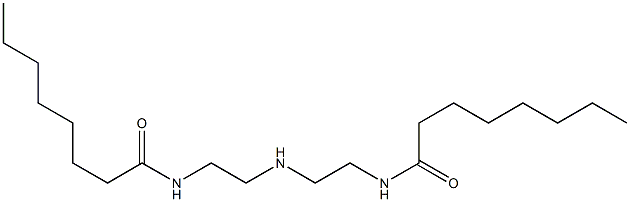 N,N'-(Iminobisethylene)bisoctaneamide Struktur