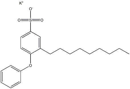 3-Nonyl-4-phenoxybenzenesulfonic acid potassium salt Struktur