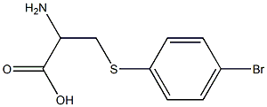 3-[(4-Bromophenyl)thio]-2-aminopropionic acid Struktur