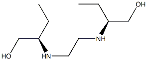 N-[(R)-1-(Hydroxymethyl)propyl]-N'-[(S)-1-(hydroxymethyl)propyl]-1,2-ethanediamine Struktur