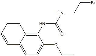 1-(2-Bromoethyl)-3-(2-ethoxy-1-naphtyl)urea Struktur