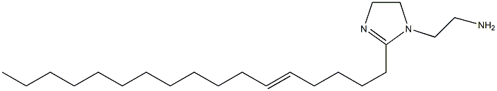 1-(2-Aminoethyl)-2-(5-heptadecenyl)-2-imidazoline Struktur