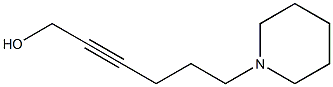 6-(1-Piperidinyl)-2-hexyn-1-ol Struktur