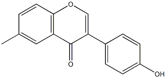 4'-Hydroxy-6-methylisoflavone Struktur