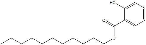 2-Hydroxybenzoic acid undecyl ester Struktur