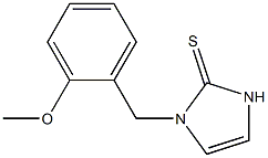 1-(2-Methoxybenzyl)-1H-imidazole-2(3H)-thione Struktur