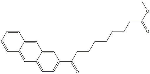 9-(Anthracen-2-yl)-9-oxononanoic acid methyl ester Struktur