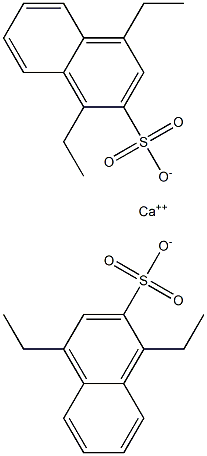 Bis(1,4-diethyl-2-naphthalenesulfonic acid)calcium salt Struktur