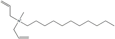 Di(2-propenyl)(methyl)(undecyl)aminium Struktur