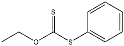 O-Ethyl S-phenyl dithiocarbonate Struktur