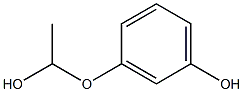 3-(1-Hydroxyethoxy)phenol Struktur