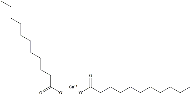 Diundecanoic acid calcium salt Struktur