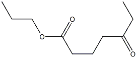 5-Oxoheptanoic acid propyl ester Struktur