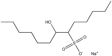 7-Hydroxytridecane-6-sulfonic acid sodium salt Struktur