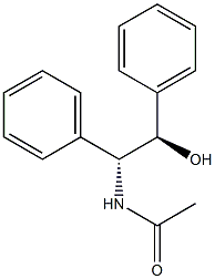 N-[(1R,2R)-2-Hydroxy-1,2-diphenylethyl]acetamide Struktur