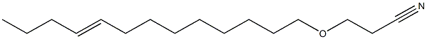 3-(9-Tridecenyloxy)propiononitrile Struktur