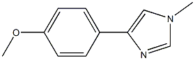 4-(4-Methoxyphenyl)-1-methyl-1H-imidazole Struktur