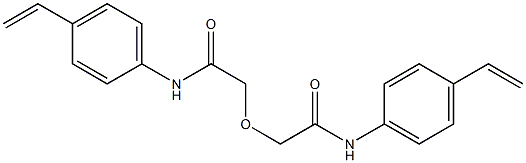 N,N'-Bis(4-ethenylphenyl)[2,2'-oxybis(acetamide)] Struktur