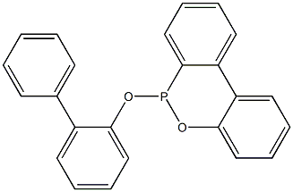 6-(2-Biphenylyloxy)-6H-dibenzo[c,e][1,2]oxaphosphorin Struktur