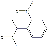 2-(2-Nitrophenyl)propanoic acid methyl ester Struktur