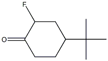 2-Fluoro-4-tert-butylcyclohexan-1-one Struktur