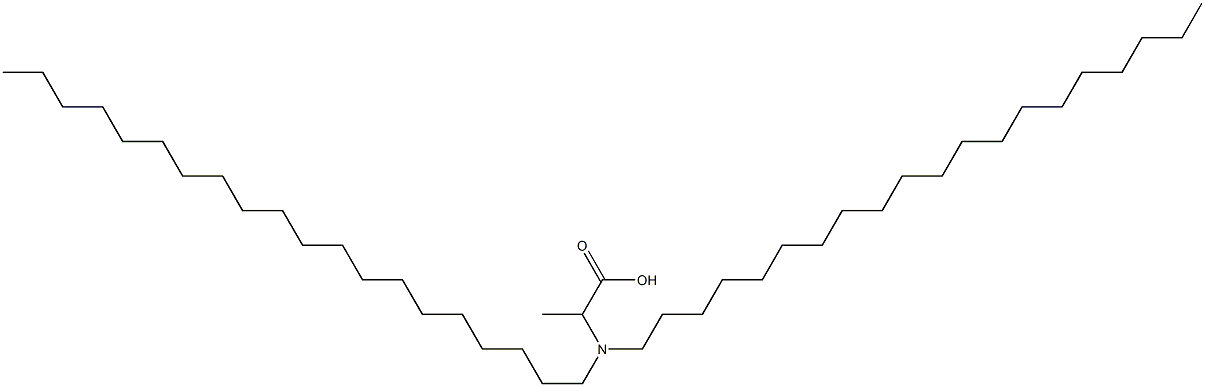 2-(Diicosylamino)propanoic acid Struktur