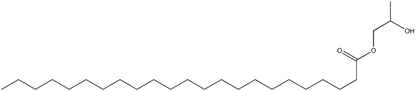 Tricosanoic acid 2-hydroxypropyl ester Struktur