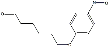 6-(4-Nitrosophenoxy)hexanal Struktur