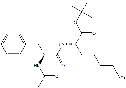 N2-(N-Acetyl-L-phenylalanyl)-L-lysine tert-butyl ester Struktur