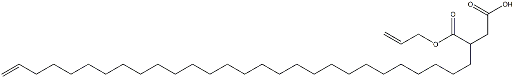 3-(27-Octacosenyl)succinic acid 1-hydrogen 4-allyl ester Struktur