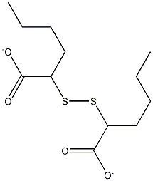 2,2'-Dithiobishexanoate Struktur