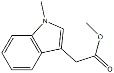 1-Methyl-1H-indole-3-acetic acid methyl ester Struktur