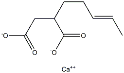 2-(3-Pentenyl)succinic acid calcium salt Struktur