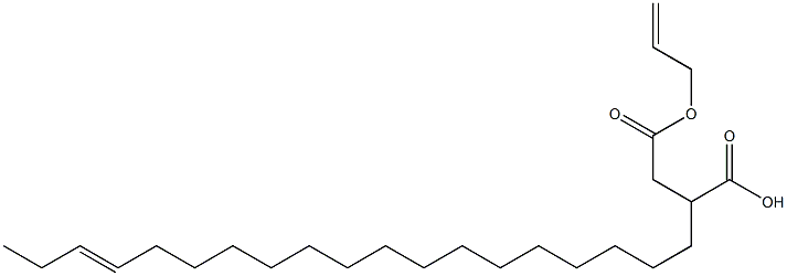 2-(16-Nonadecenyl)succinic acid 1-hydrogen 4-allyl ester Struktur