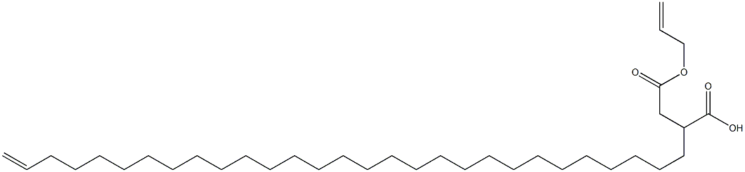 2-(28-Nonacosenyl)succinic acid 1-hydrogen 4-allyl ester Struktur