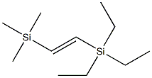 (E)-1-(Triethylsilyl)-2-(trimethylsilyl)ethene Struktur