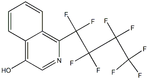 1-(Nonafluorobutyl)isoquinolin-4-ol Struktur