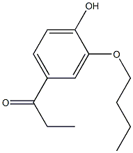 4-Propanoyl-2-butoxyphenol Struktur