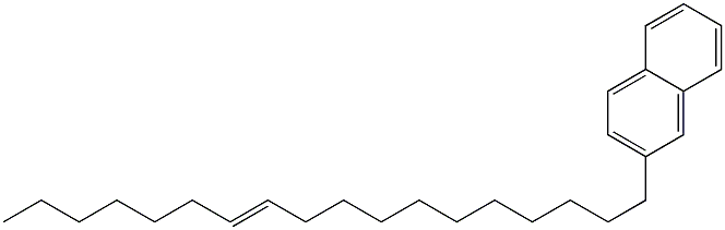 2-(11-Octadecenyl)naphthalene Struktur