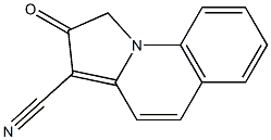 3-Cyanopyrrolo[1,2-a]quinolin-2(1H)-one Struktur