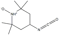 2,2,6,6-Tetramethyl-4-isocyanatopiperidine-1-oxide Struktur