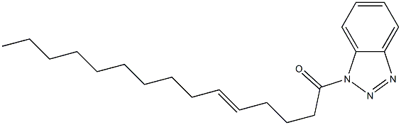 1-(5-Pentadecenoyl)-1H-benzotriazole Struktur