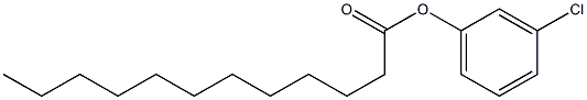 Lauric acid 3-chlorophenyl ester Struktur