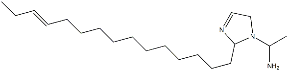 1-(1-Aminoethyl)-2-(12-pentadecenyl)-3-imidazoline Struktur