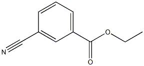 3-Cyanobenzoic acid ethyl ester Struktur