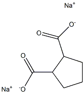 1,2-Cyclopentanedicarboxylic acid disodium salt Struktur