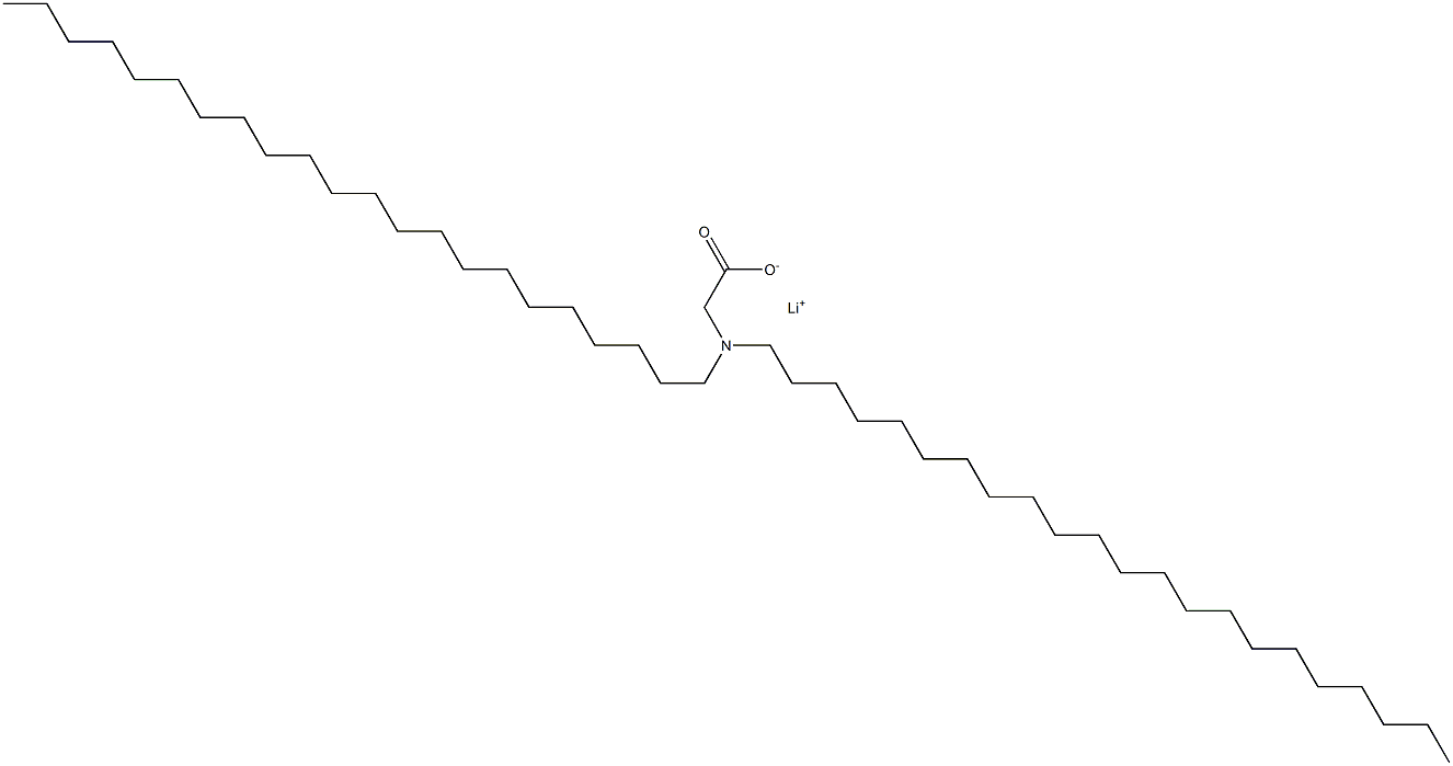 N,N-Didocosylglycine lithium salt Struktur