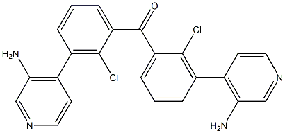 (3-Amino-4-pyridinyl)(2-chlorophenyl) ketone Struktur